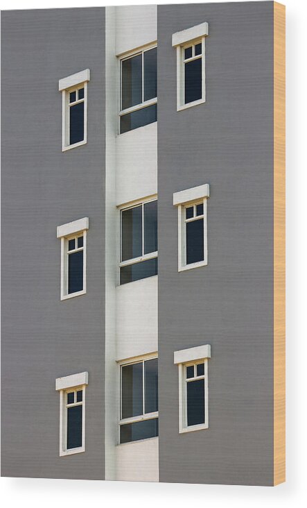 Apartment Side Wood Print featuring the photograph Apartment Side by Prakash Ghai