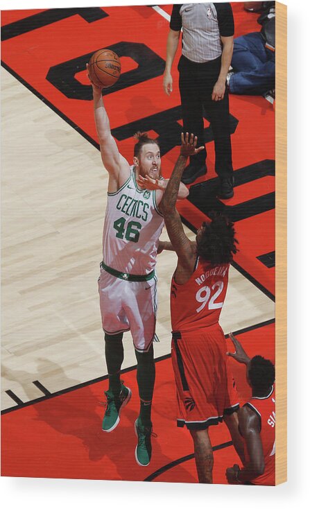 Nba Pro Basketball Wood Print featuring the photograph Aron Baynes by Mark Blinch