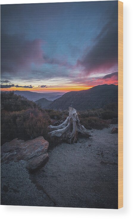 Mountains Wood Print featuring the photograph Awaken 2 by Ryan Weddle