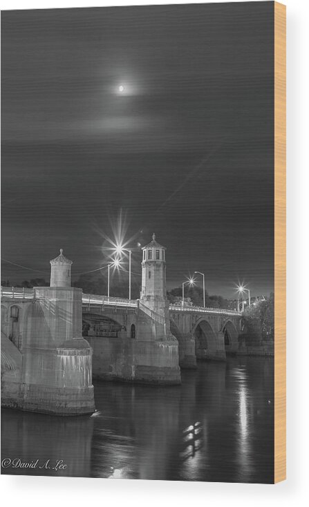 Bridges Wood Print featuring the photograph Basiliere Bridge by David Lee