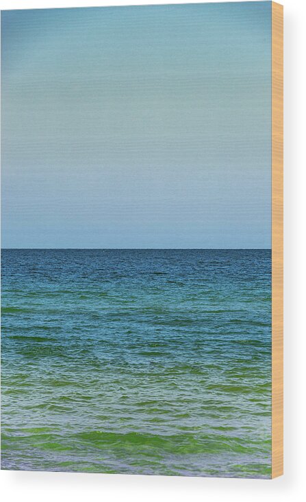 Florida Wood Print featuring the photograph Blue Sea by Marian Tagliarino