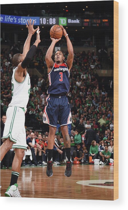 Playoffs Wood Print featuring the photograph Bradley Beal by Brian Babineau