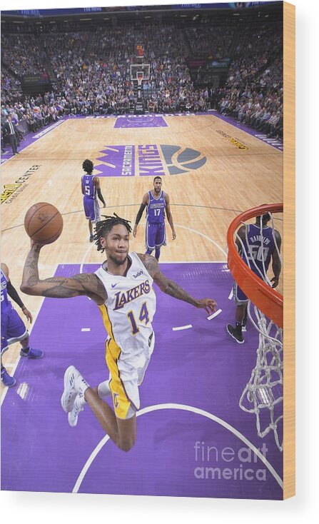 Brandon Ingram Wood Print featuring the photograph Brandon Ingram by Rocky Widner