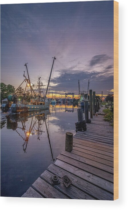 Boat Wood Print featuring the photograph Capt Salty by Brad Boland