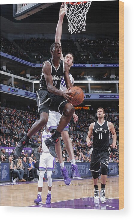 Caris Levert Wood Print featuring the photograph Caris Levert by Rocky Widner