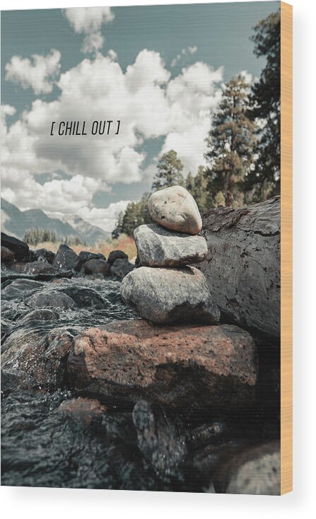 Colorado Wood Print featuring the photograph Chill Out by Carmen Kern