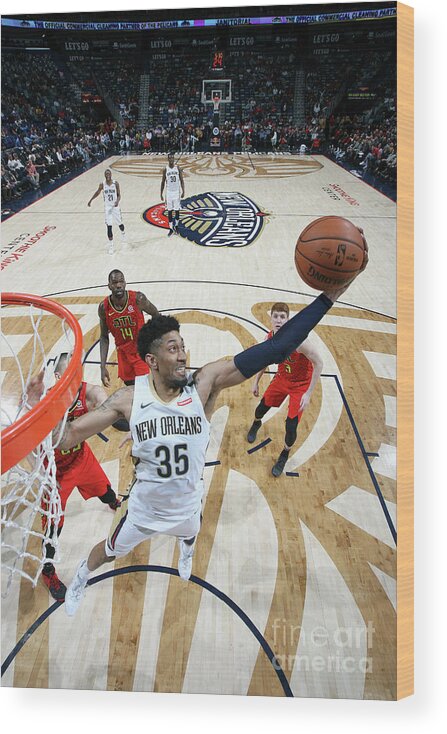 Smoothie King Center Wood Print featuring the photograph Christian Wood by Layne Murdoch Jr.