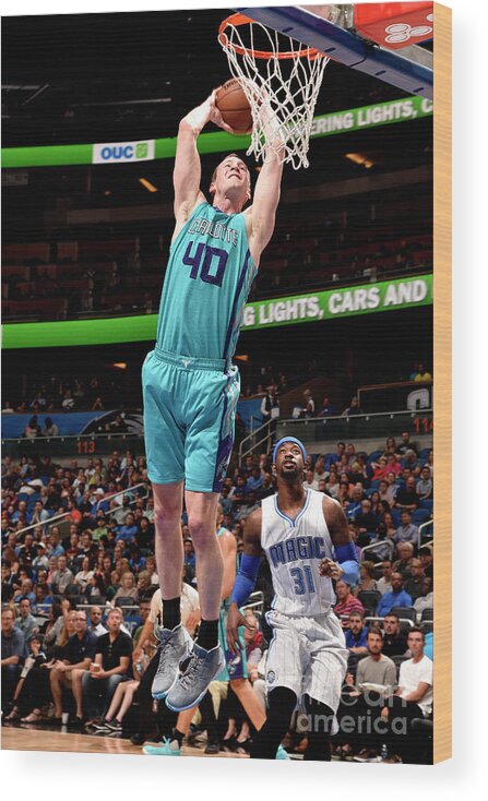 Cody Zeller Wood Print featuring the photograph Cody Zeller by Gary Bassing