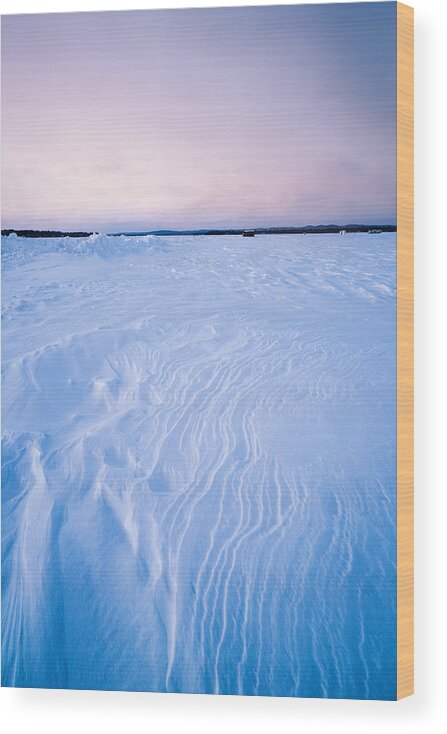Wind Wood Print featuring the photograph Cold as Ice by Thousand Word Images by Dustin Abbott