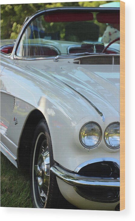 Car Wood Print featuring the photograph Corvette by Carolyn Stagger Cokley