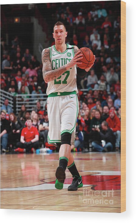 Nba Pro Basketball Wood Print featuring the photograph Daniel Theis by Jeff Haynes