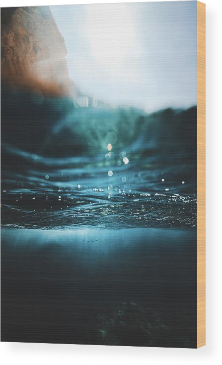 Water Wood Print featuring the photograph Daydreaming by Sina Ritter