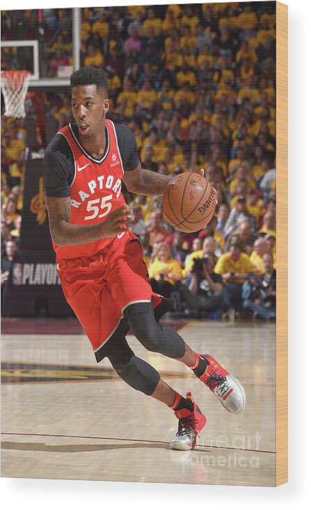 Playoffs Wood Print featuring the photograph Delon Wright by David Liam Kyle