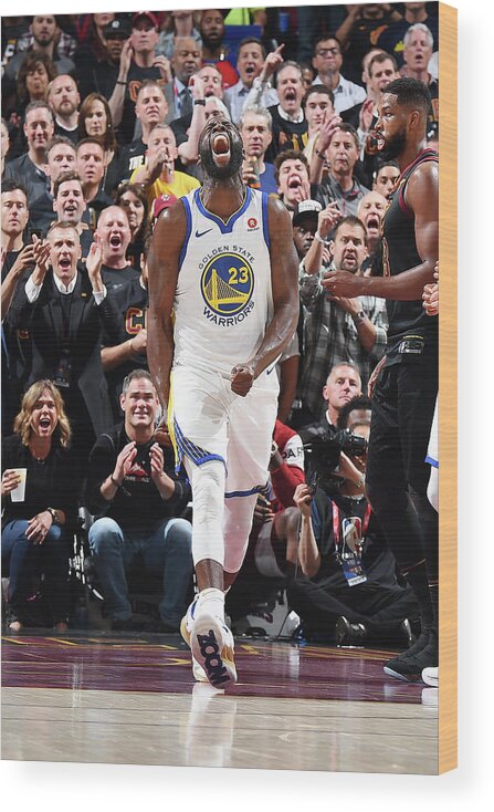 Playoffs Wood Print featuring the photograph Draymond Green by Andrew D. Bernstein