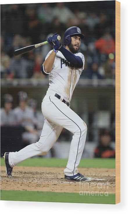 People Wood Print featuring the photograph Eric Hosmer by Sean M. Haffey