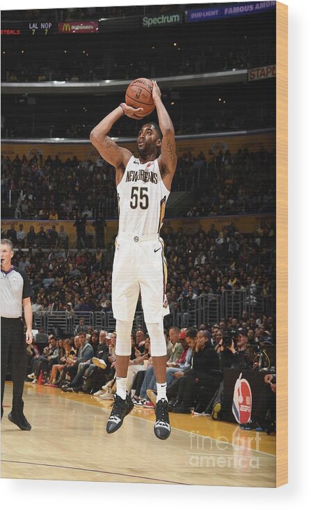 E'twaun Moore Wood Print featuring the photograph E'twaun Moore by Andrew D. Bernstein