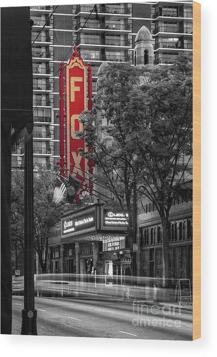Fox Theater Wood Print featuring the photograph Fabulous FOX Theater by Doug Sturgess