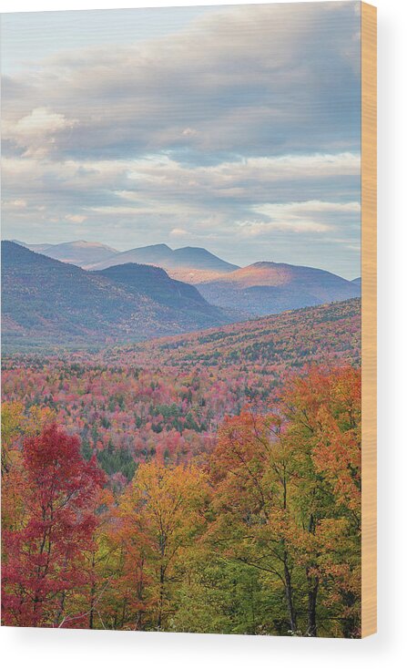 Mountains Wood Print featuring the photograph Fall Mountains by Denise Kopko