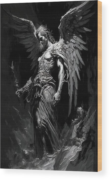 Fallen Angel, 08 Wood Print