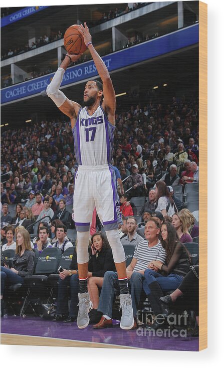Nba Pro Basketball Wood Print featuring the photograph Garrett Temple by Rocky Widner