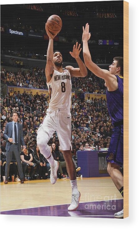 Nba Pro Basketball Wood Print featuring the photograph Jahlil Okafor by Andrew D. Bernstein