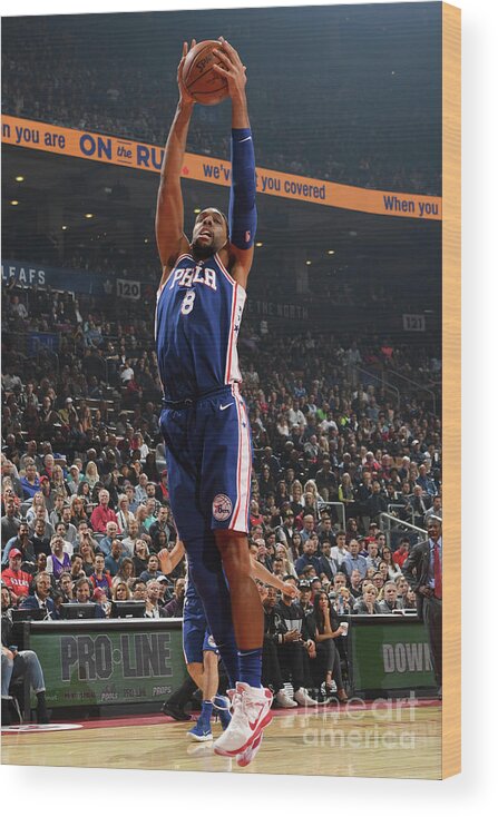 Nba Pro Basketball Wood Print featuring the photograph Jahlil Okafor by Ron Turenne