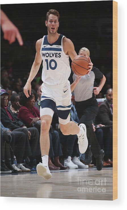 Jake Layman Wood Print featuring the photograph Jake Layman by Ned Dishman