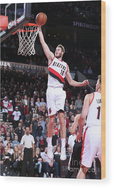 Jake Layman Wood Print featuring the photograph Jake Layman by Sam Forencich