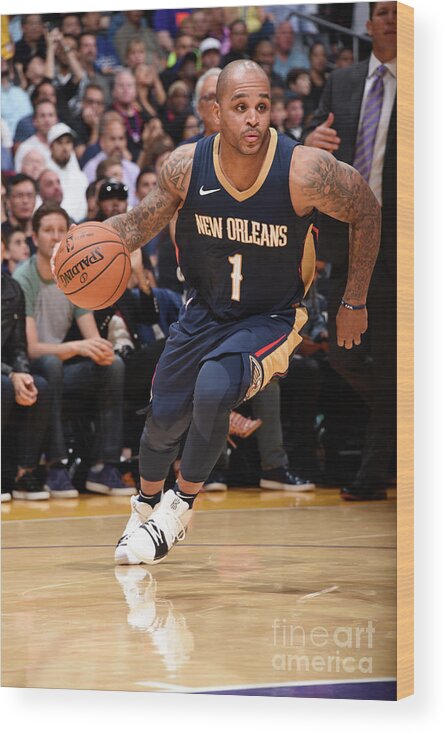 Nba Pro Basketball Wood Print featuring the photograph Jameer Nelson by Andrew D. Bernstein