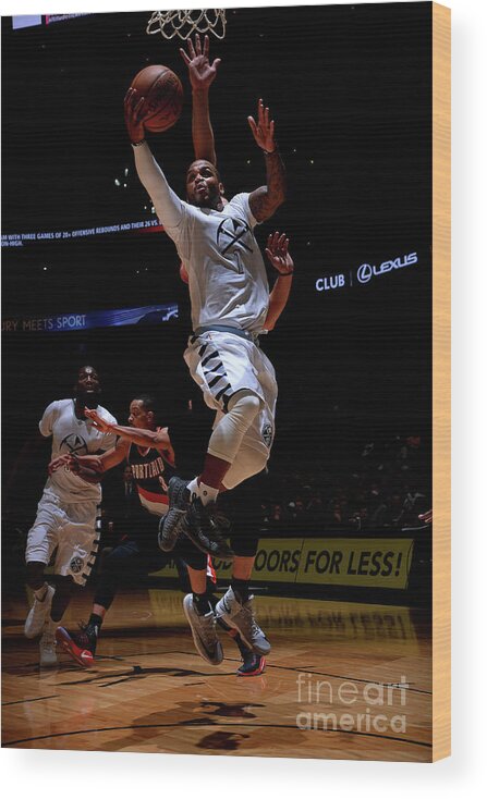 Nba Pro Basketball Wood Print featuring the photograph Jameer Nelson by Bart Young