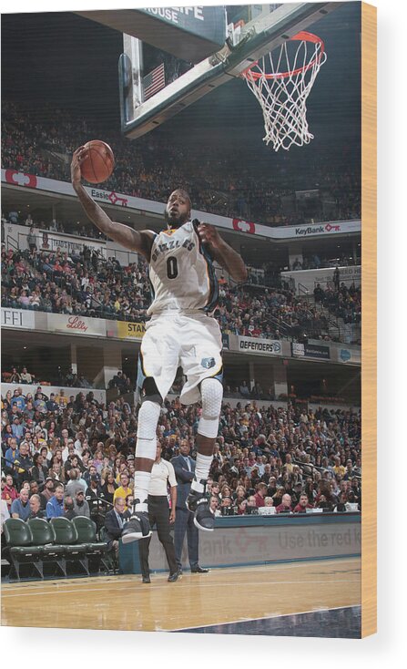Jamychal Green Wood Print featuring the photograph Jamychal Green by Ron Hoskins