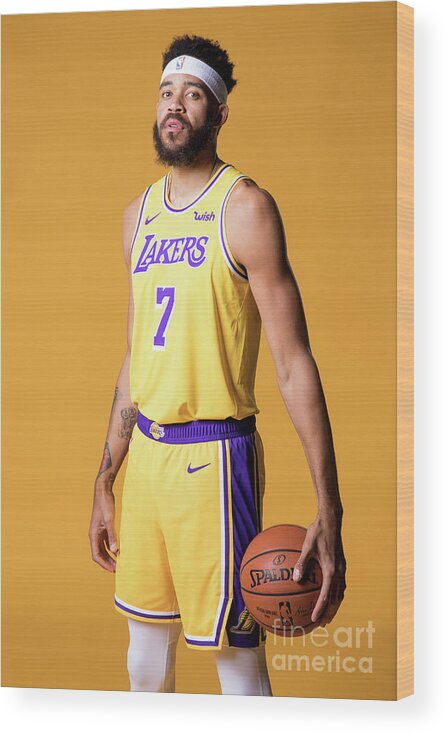 Media Day Wood Print featuring the photograph Javale Mcgee by Atiba Jefferson