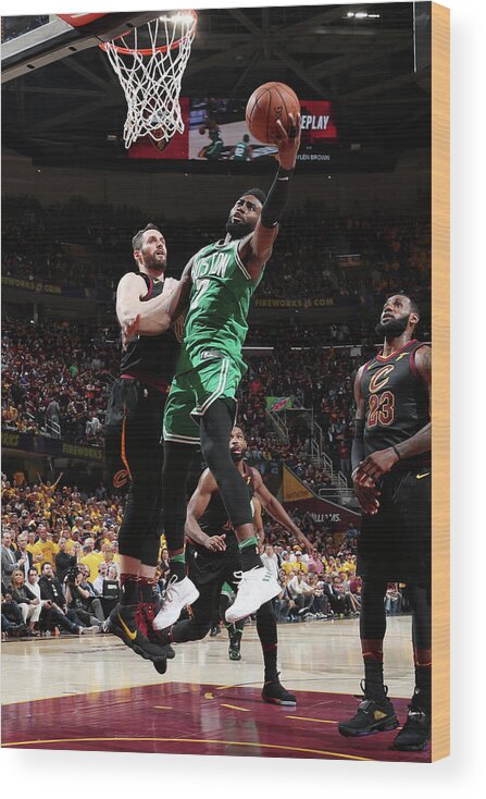 Playoffs Wood Print featuring the photograph Jaylen Brown by Nathaniel S. Butler