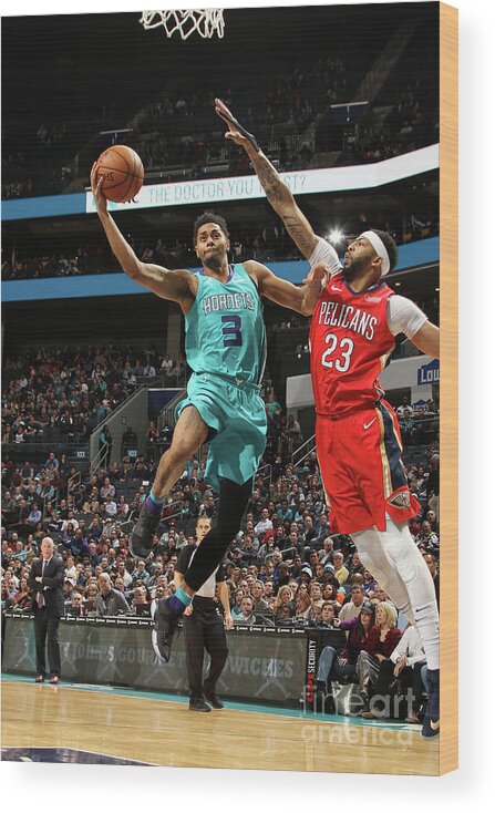 Jeremy Lamb Wood Print featuring the photograph Jeremy Lamb by Brock Williams-smith