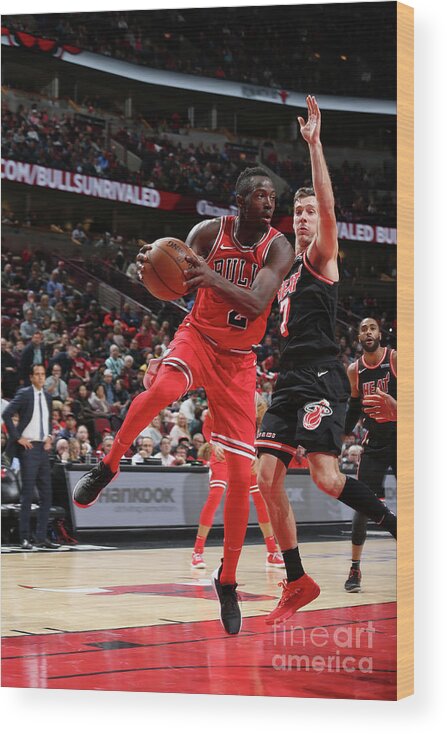 Nba Pro Basketball Wood Print featuring the photograph Jerian Grant by Gary Dineen