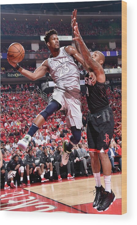 Jimmy Butler Wood Print featuring the photograph Jimmy Butler by Bill Baptist