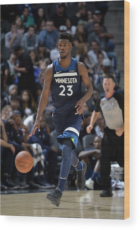 Jimmy Butler Wood Print featuring the photograph Jimmy Butler by Mark Sobhani