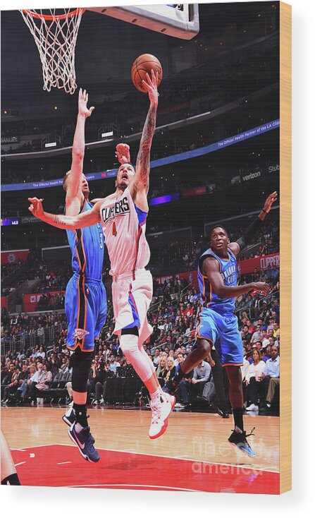 Jj Redick Wood Print featuring the photograph J.j. Redick by Juan Ocampo