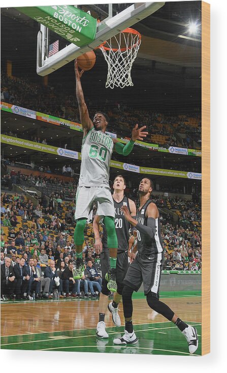 Basketball Team Wood Print featuring the photograph Jonathan Gibson by Brian Babineau