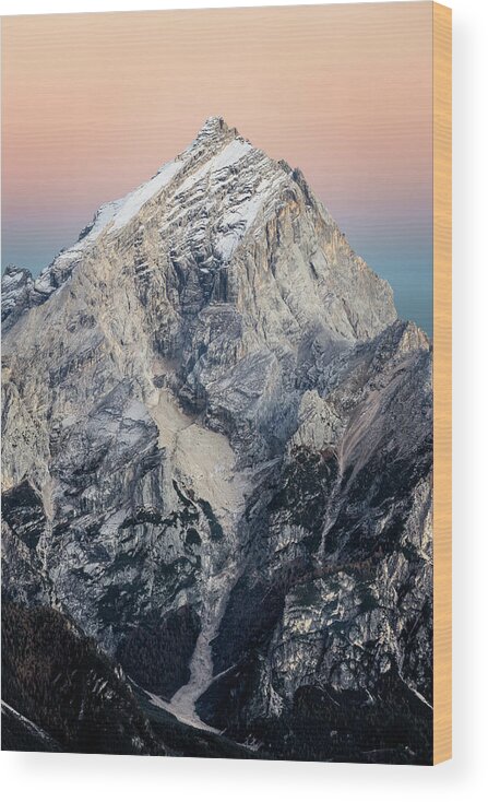 P1500 Wood Print featuring the photograph King of the Dolomites by Patrick Van Os