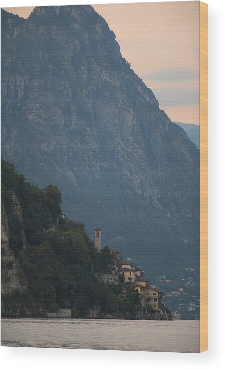 Lugano Switzerland Wood Print featuring the photograph Lugano by Gregory Blank