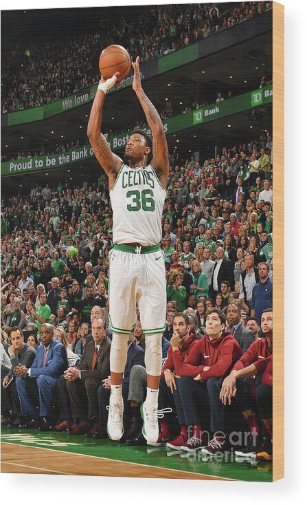 Playoffs Wood Print featuring the photograph Marcus Smart by Jesse D. Garrabrant