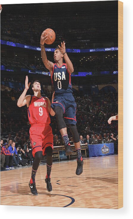 Event Wood Print featuring the photograph Marquese Chriss by Andrew D. Bernstein