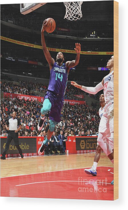 Nba Pro Basketball Wood Print featuring the photograph Michael Kidd-gilchrist by Andrew D. Bernstein