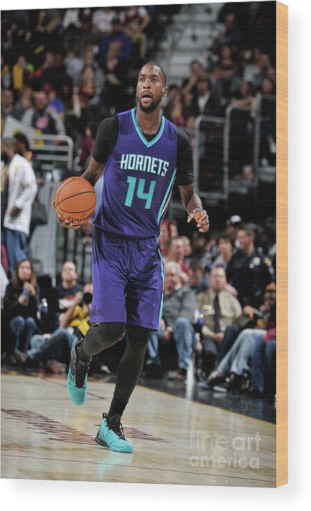 Michael Kidd-gilchrist Wood Print featuring the photograph Michael Kidd-gilchrist by David Liam Kyle