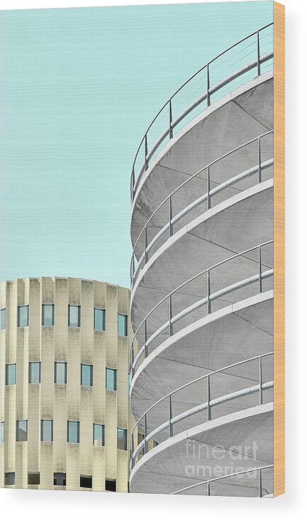 The Cope Wood Print featuring the photograph Modern Concrete by David Bleeker