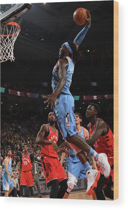 Montrezl Harrell Wood Print featuring the photograph Montrezl Harrell by Ron Turenne