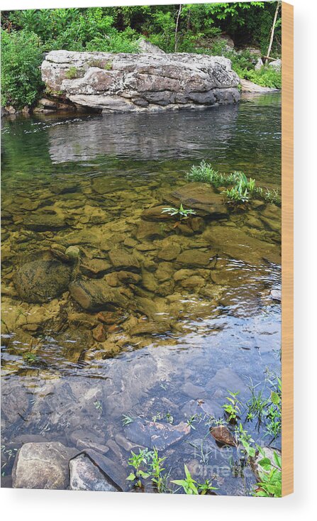 Tennessee Wood Print featuring the photograph Morning Reflections 2 by Phil Perkins