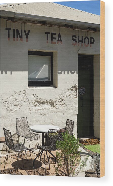 Australia Wood Print featuring the photograph Nannup Tiny Tea Shop 03 by Rick Piper Photography
