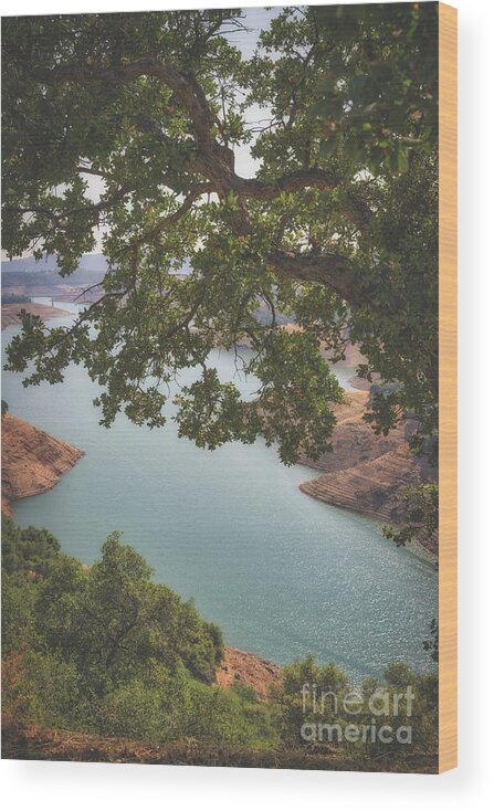 County Wood Print featuring the photograph New Melons Lake Stanislaus River Sierra Nevada by Abigail Diane Photography